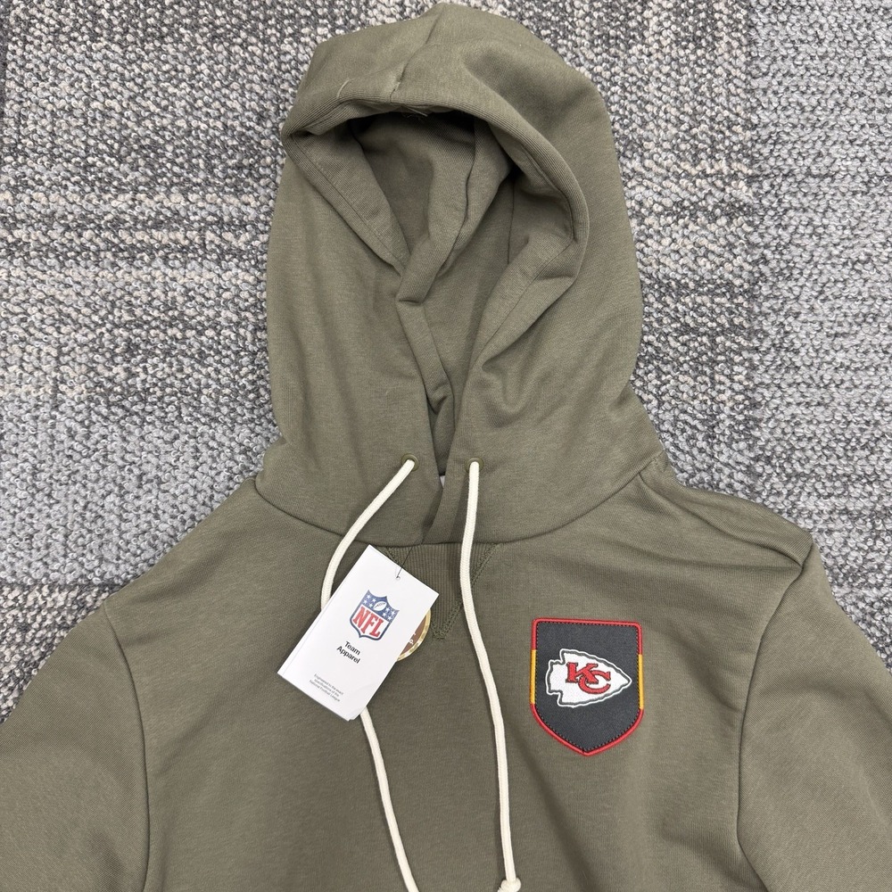 KANSAS CITY CHIEFS NIKE 2022 Salute To Service HOODIE MENS Small NFL